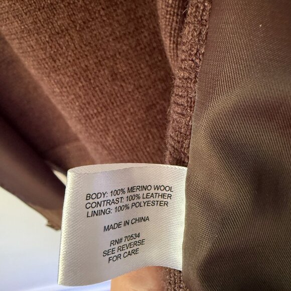 Orvis Suede / Wool Bomber Sweater - Picture 2 of 8